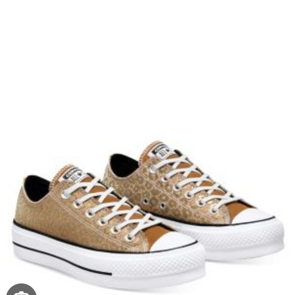 Converse All Star GOLD ✨ Sneakers Sz 6 - Picture 8 of 16